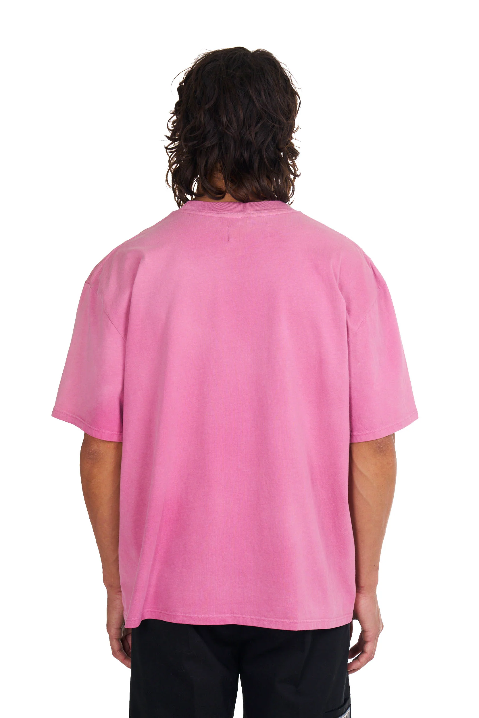 Aged Logo Boxy T-shirt in Aged Pink - Image 3