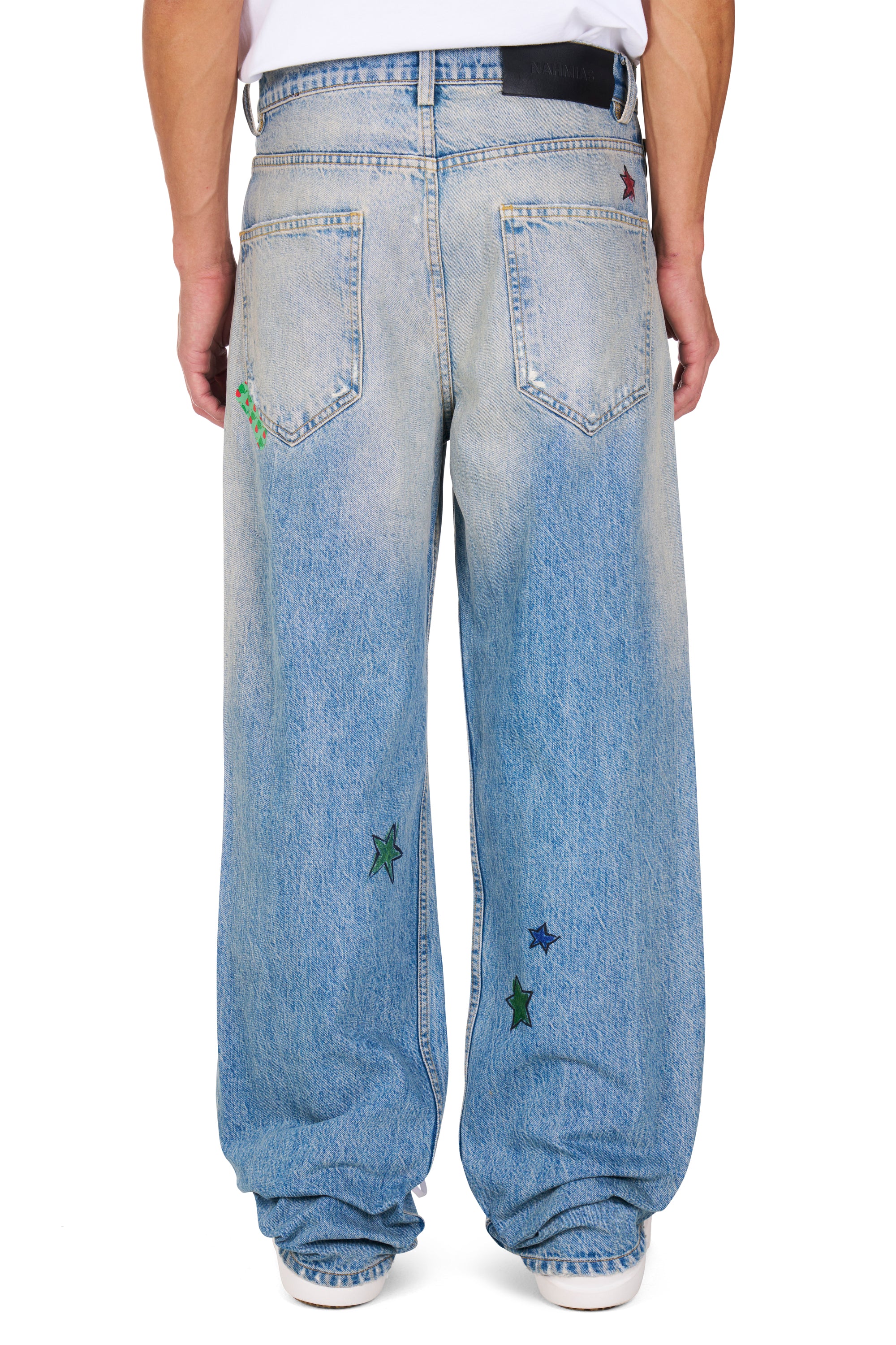 Bandaid Baggy Jeans - Image 3