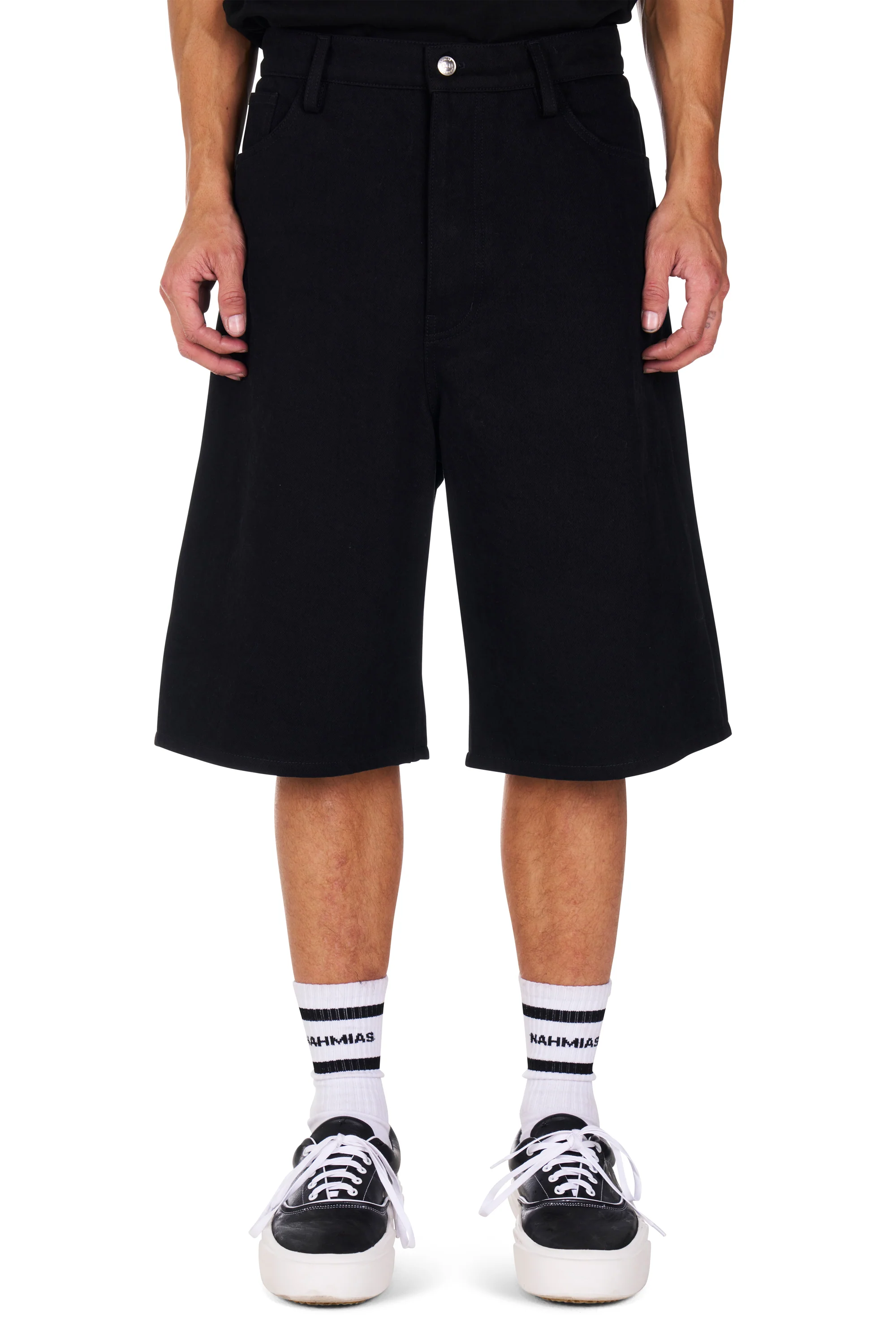 Denim Baggy Carpenter Shorts