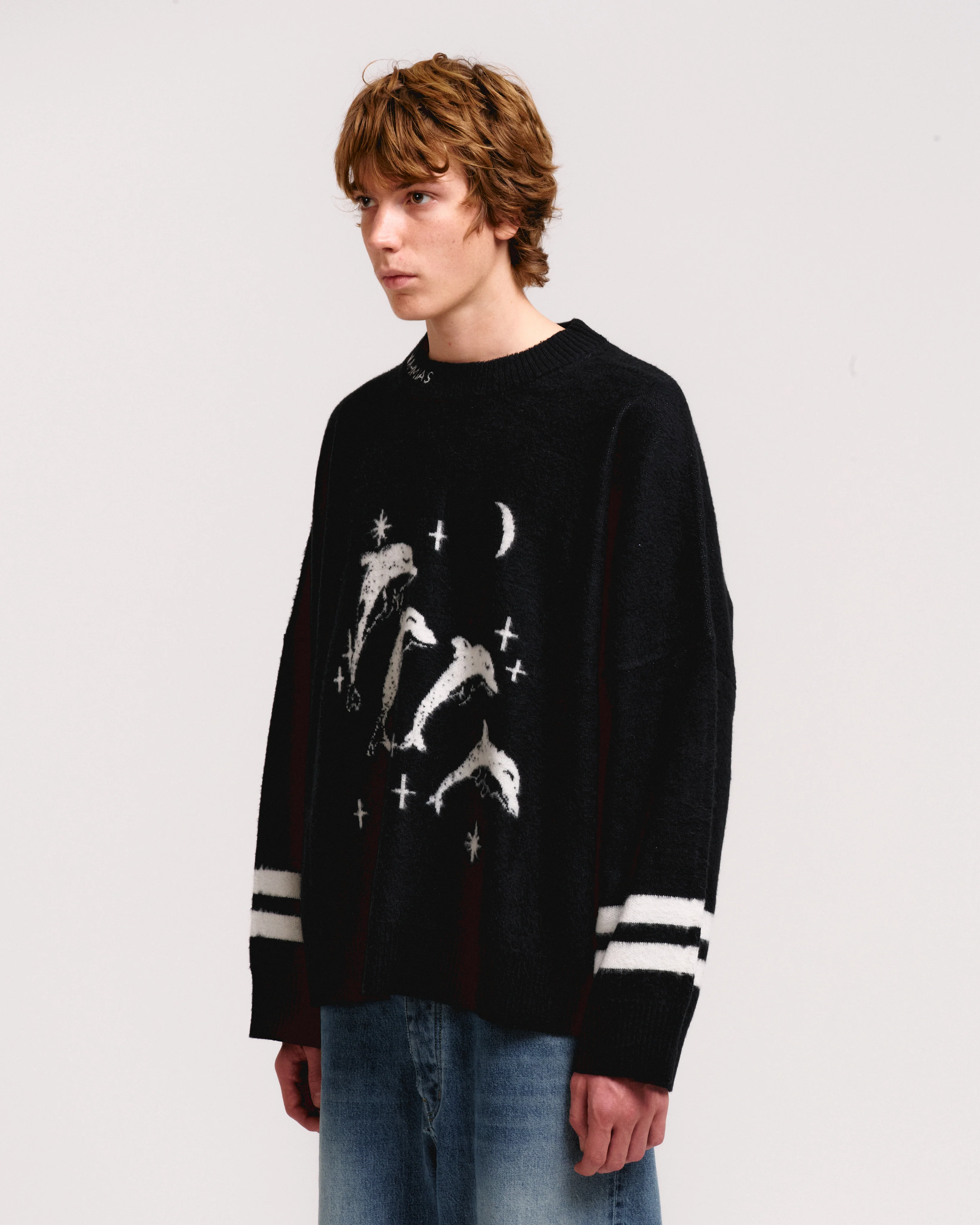 DOLPHIN DREAMS WOOL BLEND SWEATER - Image 2