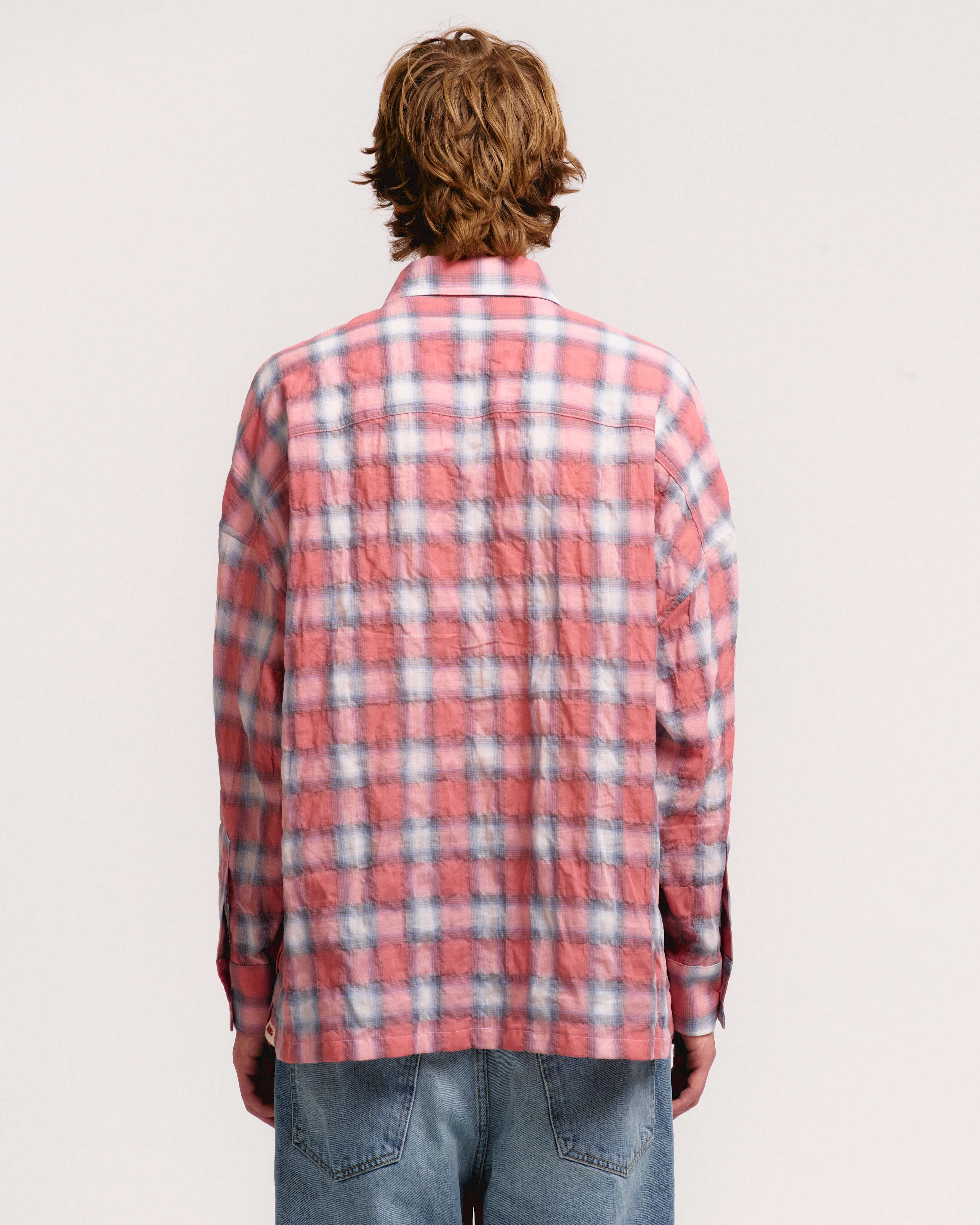 FEATHERWEIGHT LS PLAID BUTTON UP - Image 3