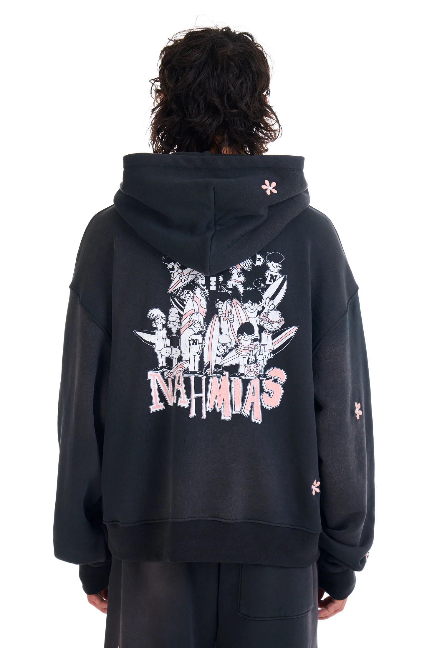 Flower Groms Zip Up Hoodie - Image 3