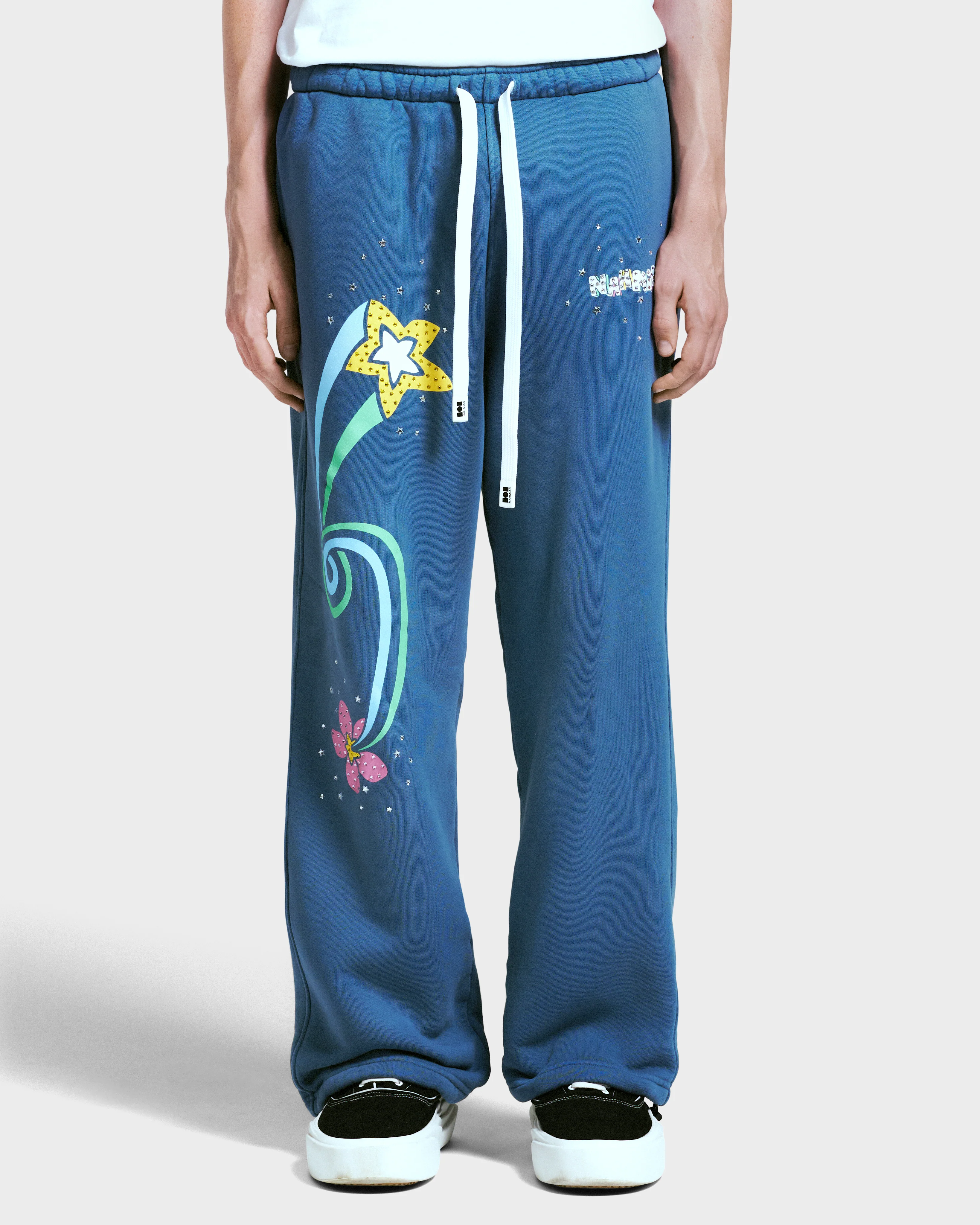 FLOWER TRIP CRYSTAL SWEATPANT