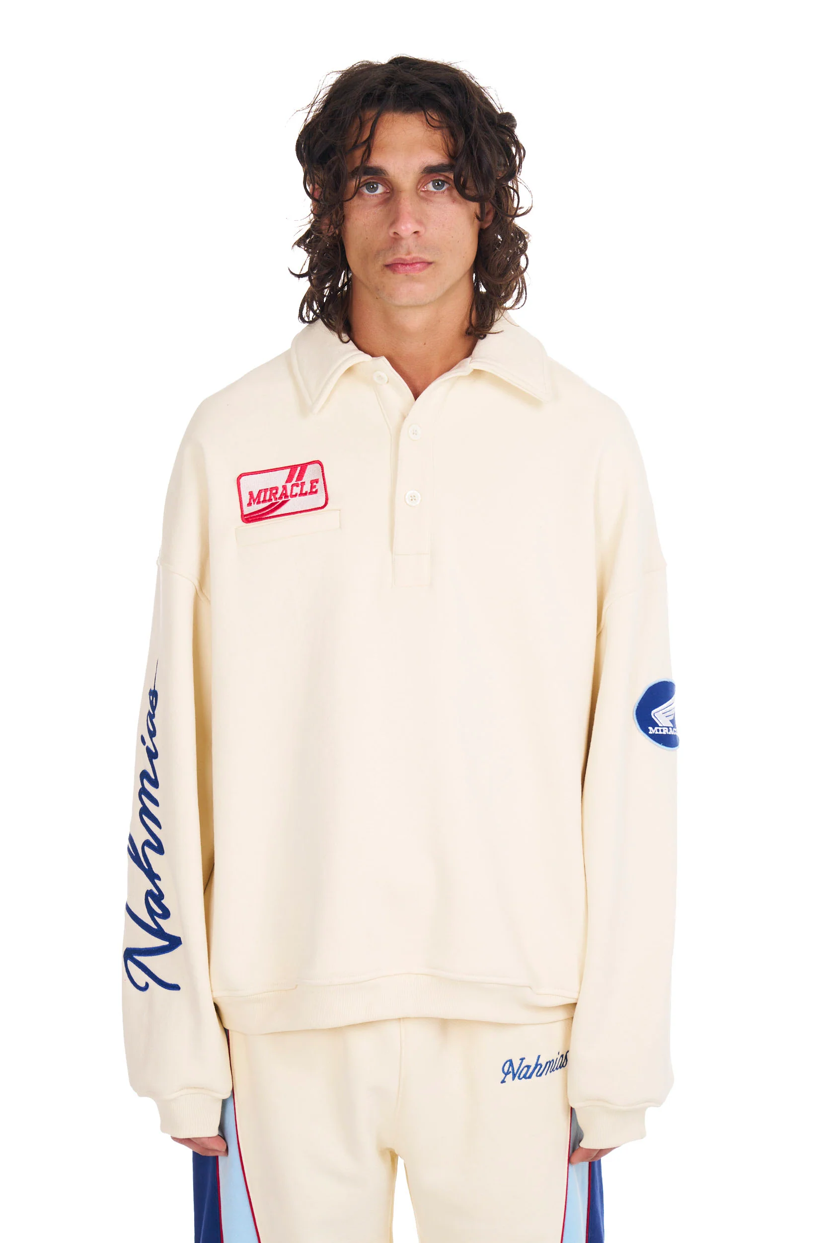 L/S Polo Henley Shirt