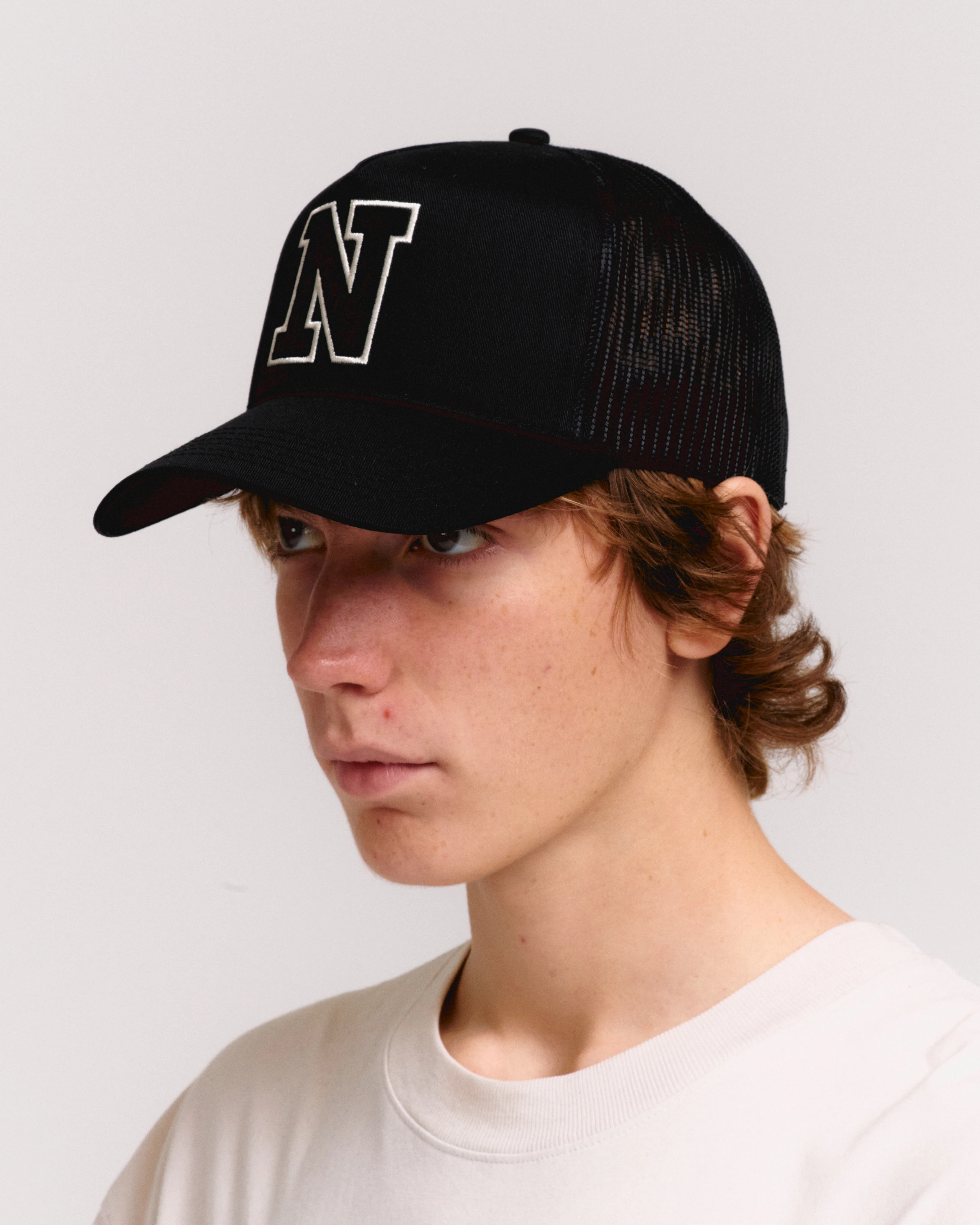 N Varsity Trucker Hat - Image 3