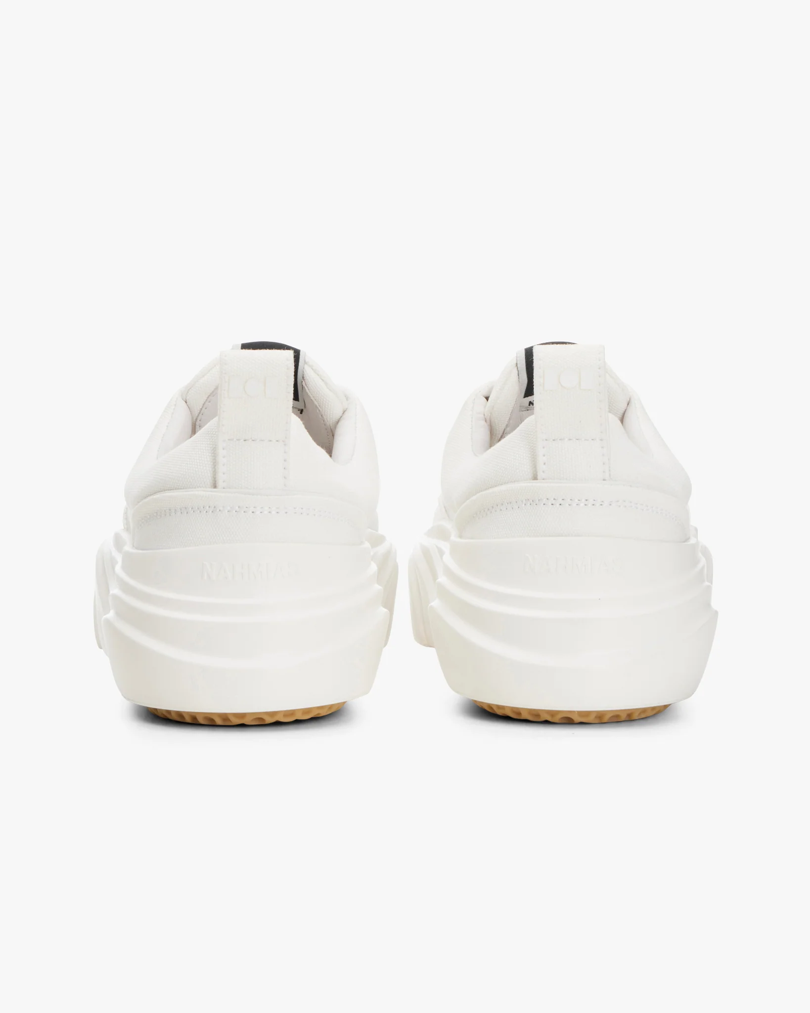 Ollie Canvas Sneaker in White - Image 4