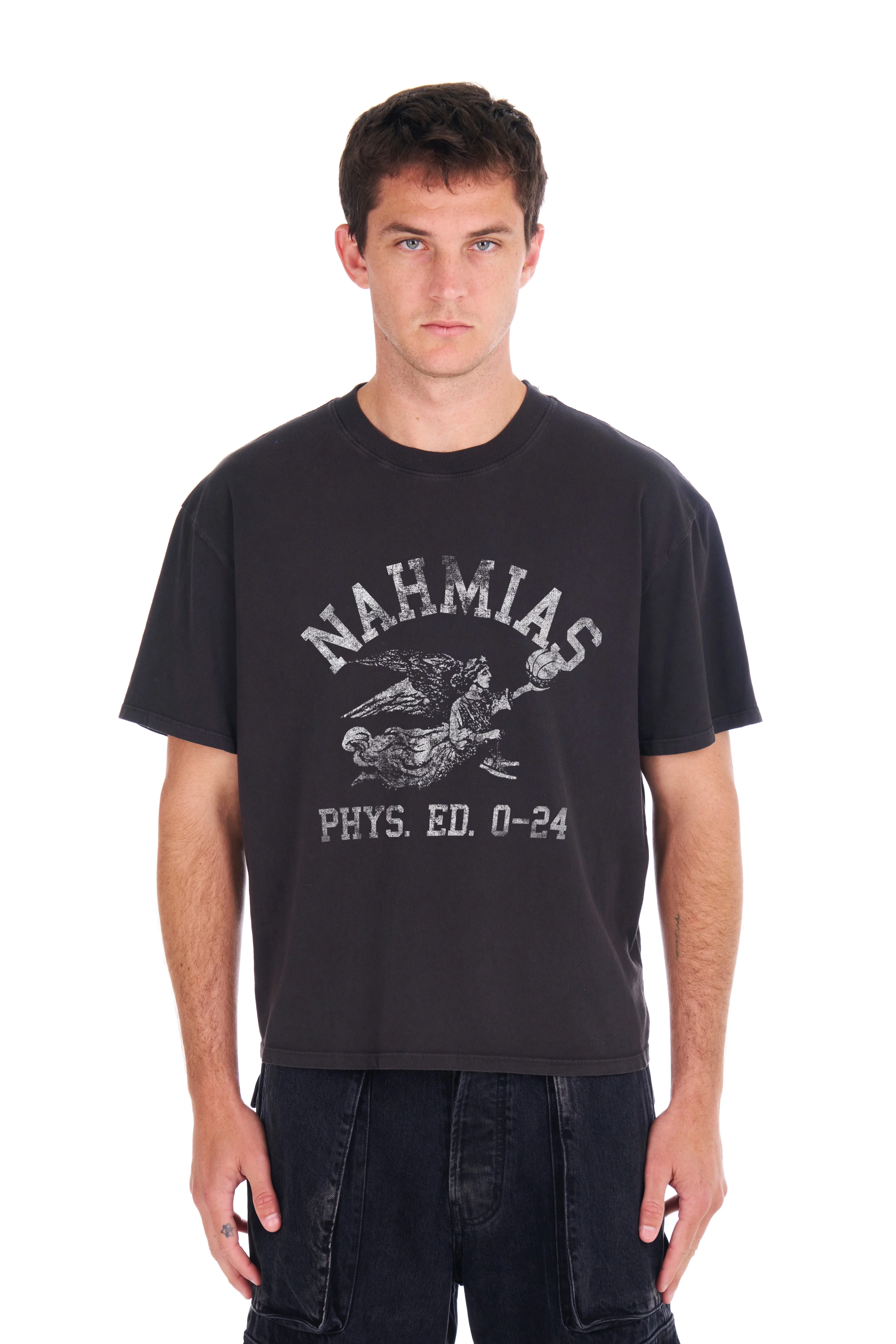 PHYS. ED. Boxy T-shirt in Black