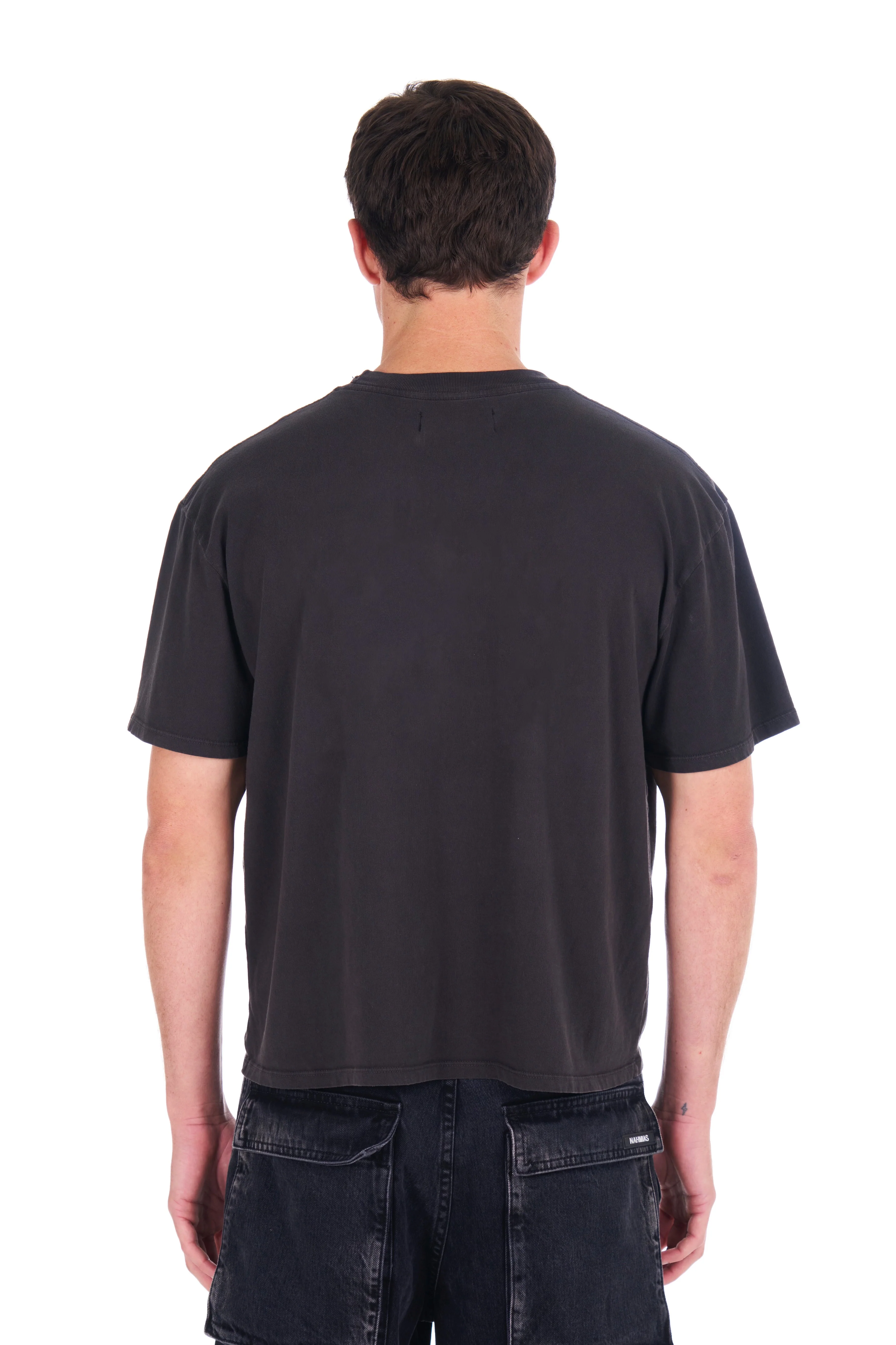 PHYS. ED. Boxy T-shirt in Black - Image 2