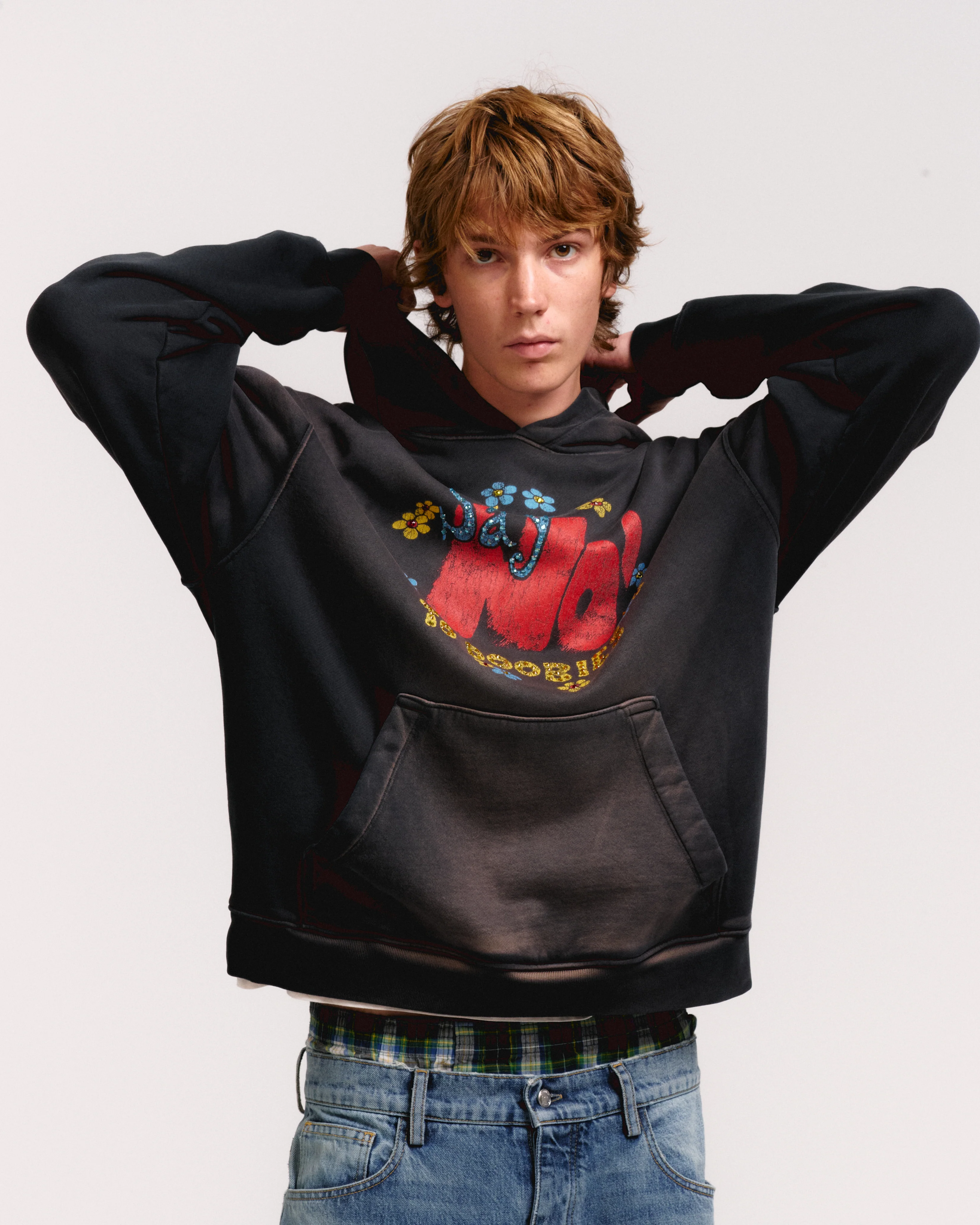 SAY NO CRYSTAL HOODIE - Image 4