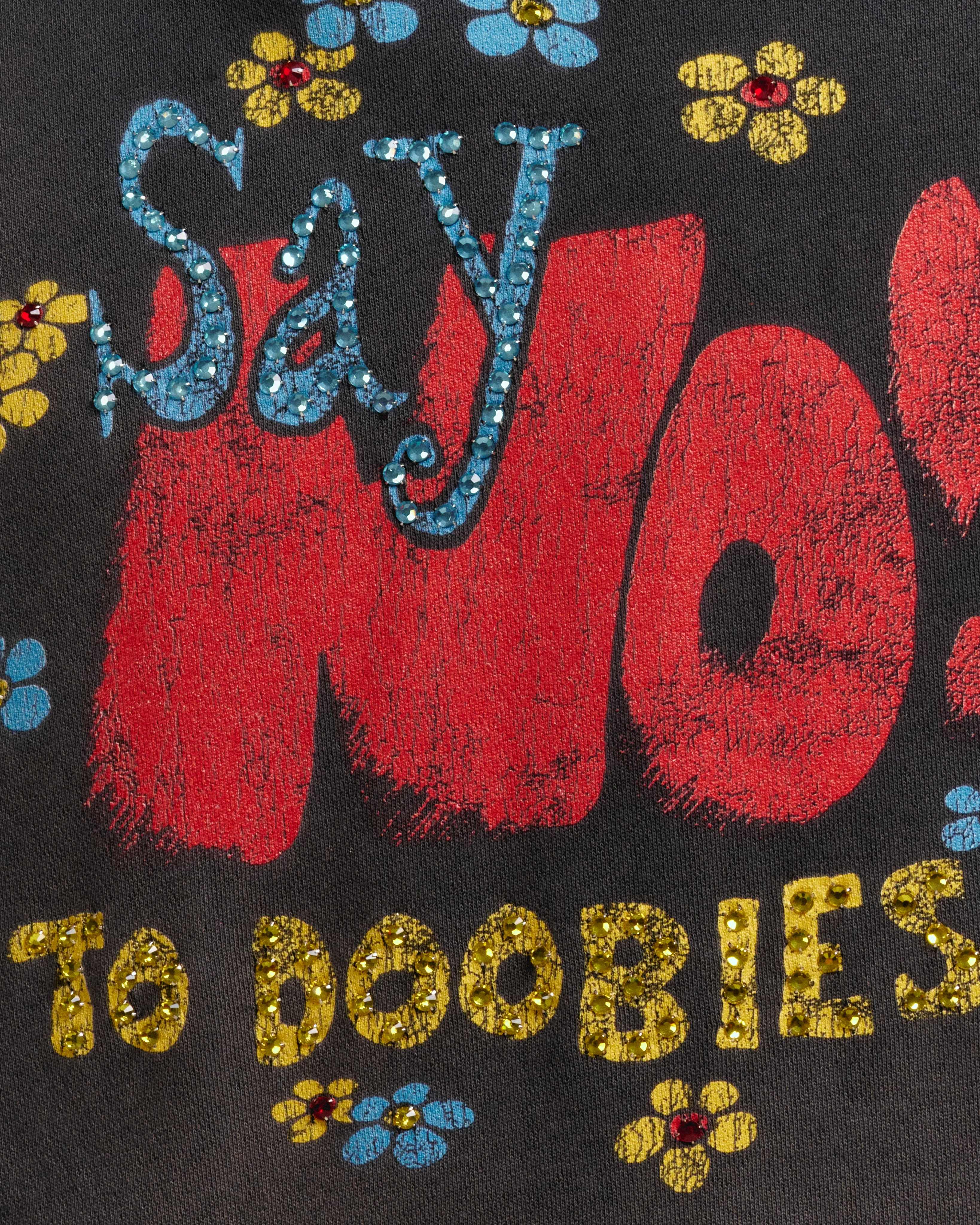 SAY NO CRYSTAL HOODIE - Image 6