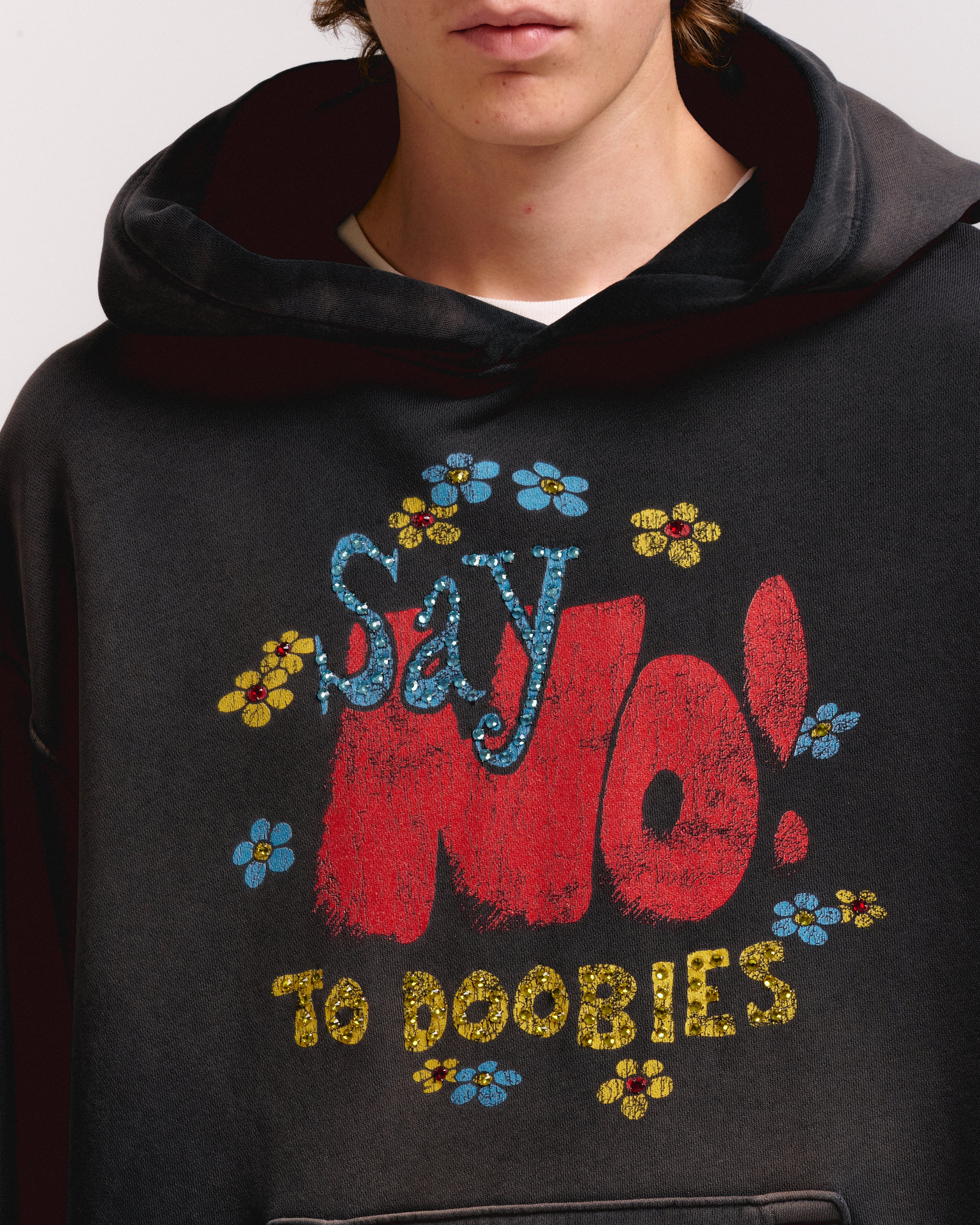 SAY NO CRYSTAL HOODIE - Image 7