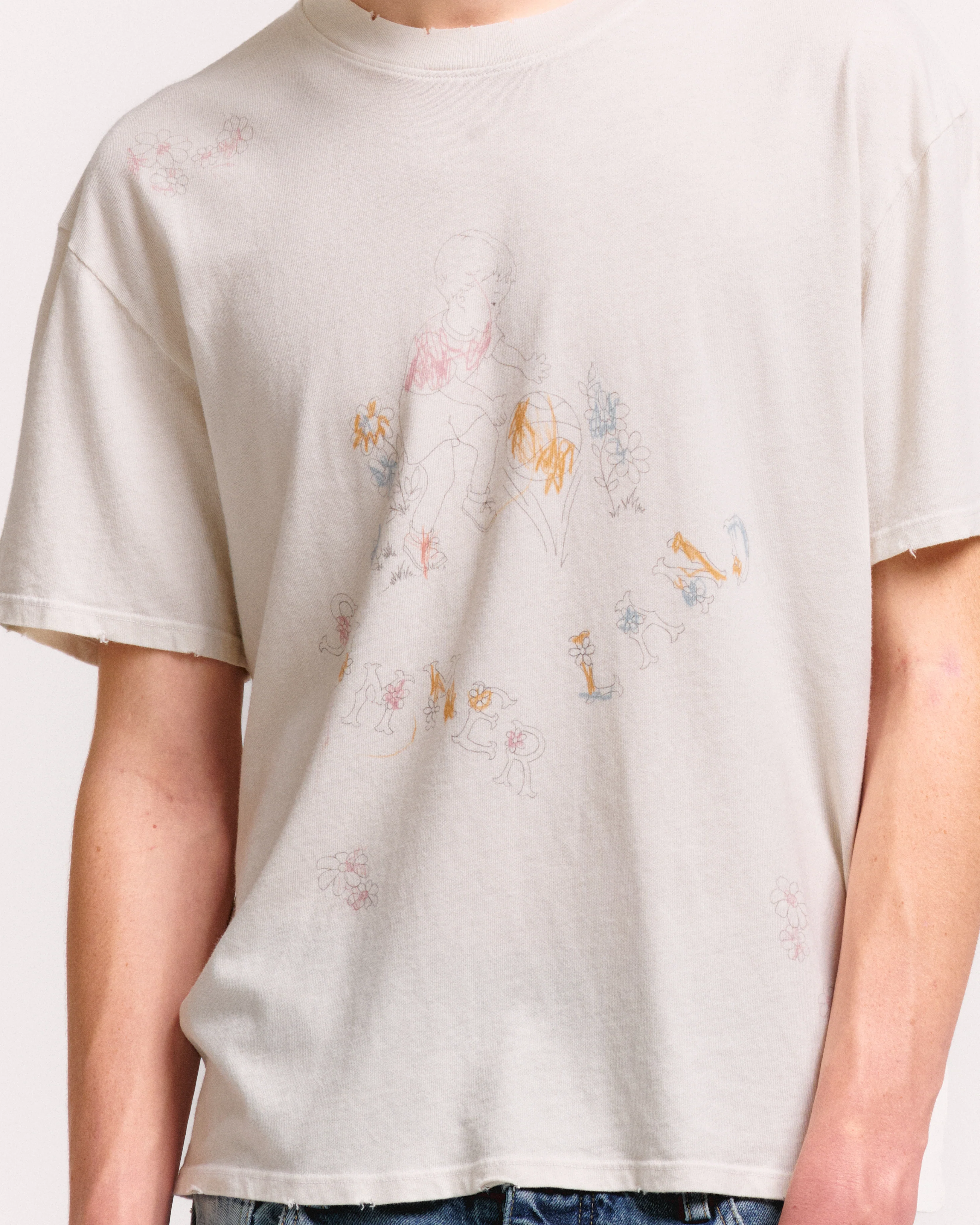 SCRIBBLE BOXY TEE - Image 8
