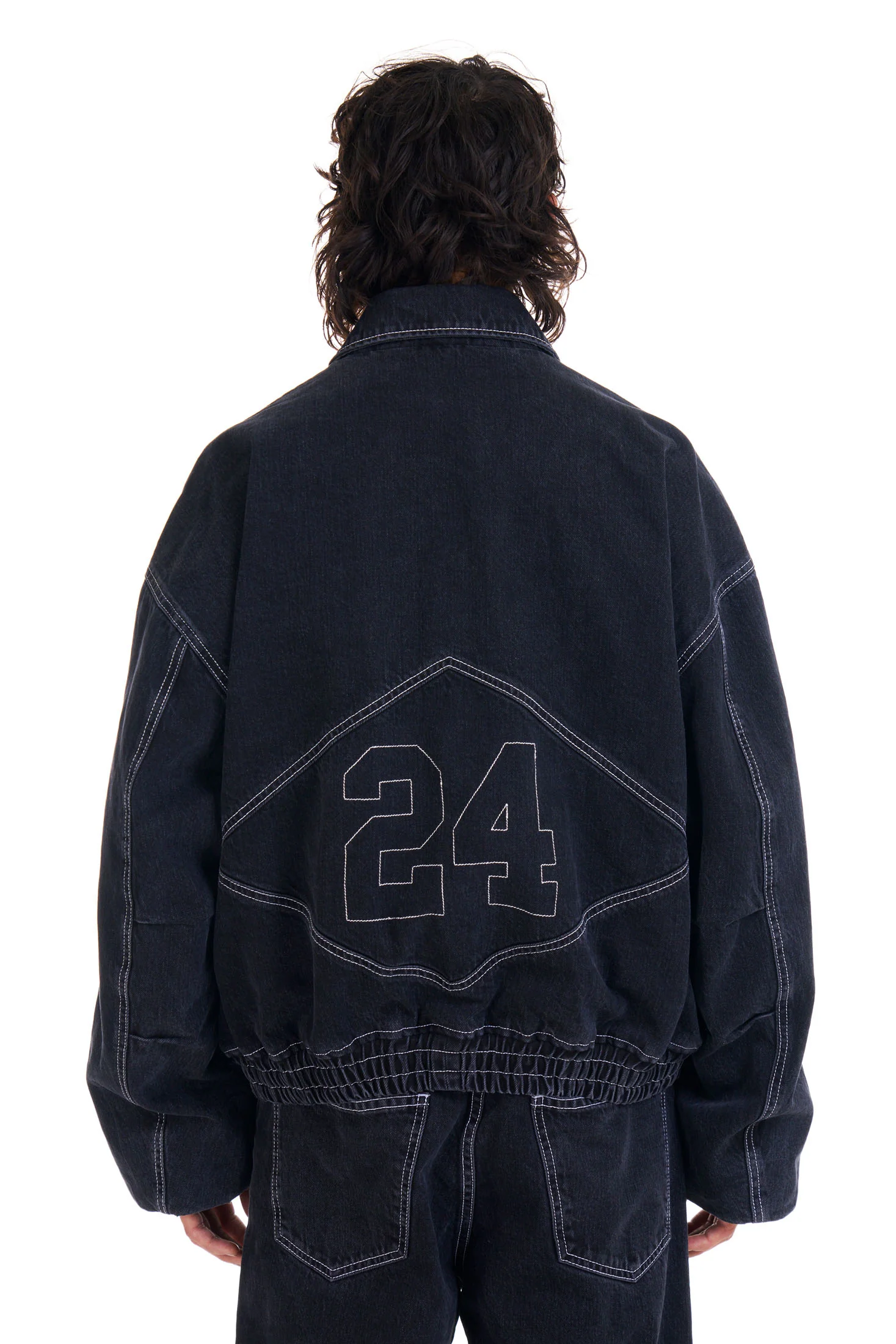 Shadowstitch Oversized Bomber - Image 3
