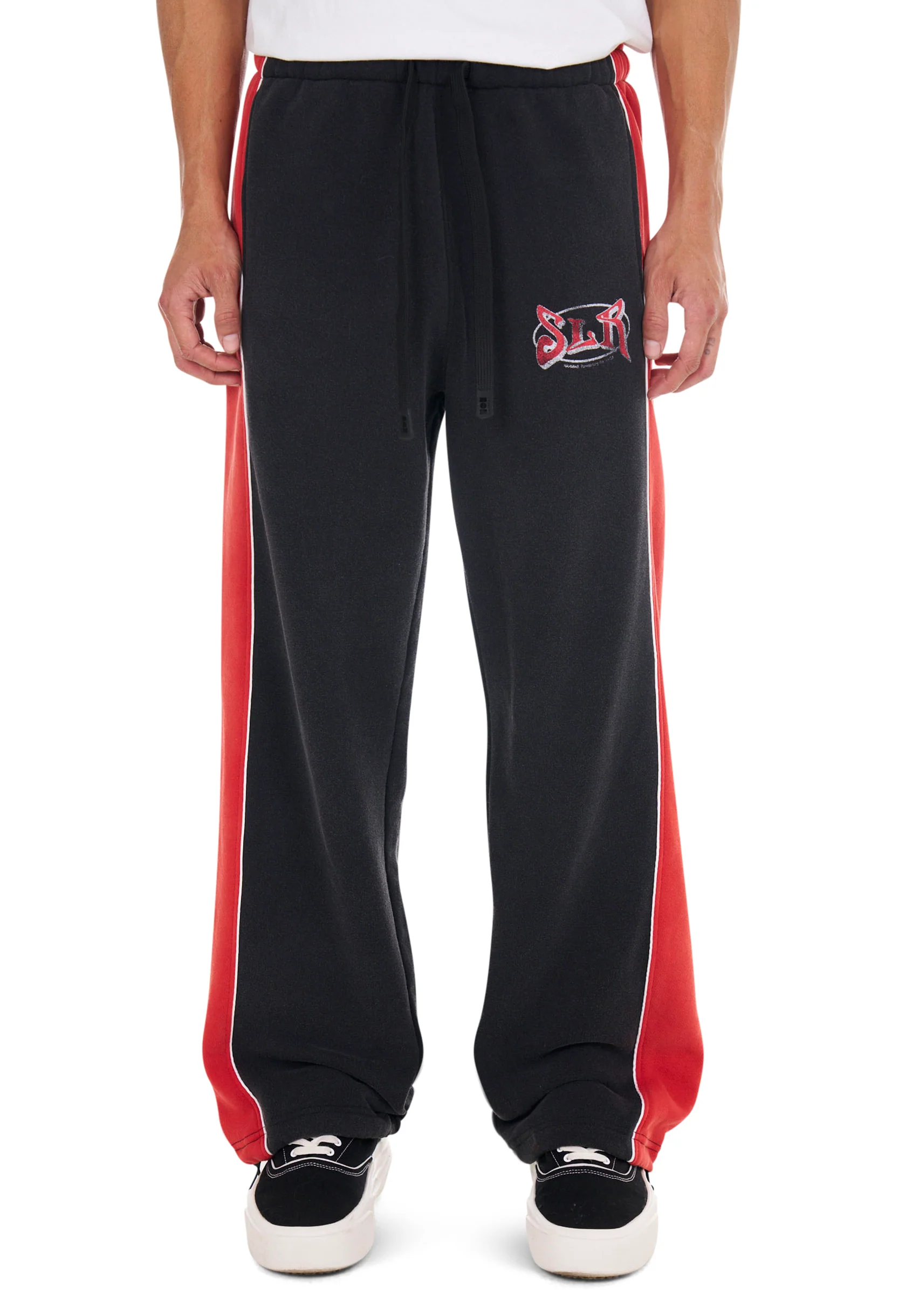 Striped Wide Sweatpants