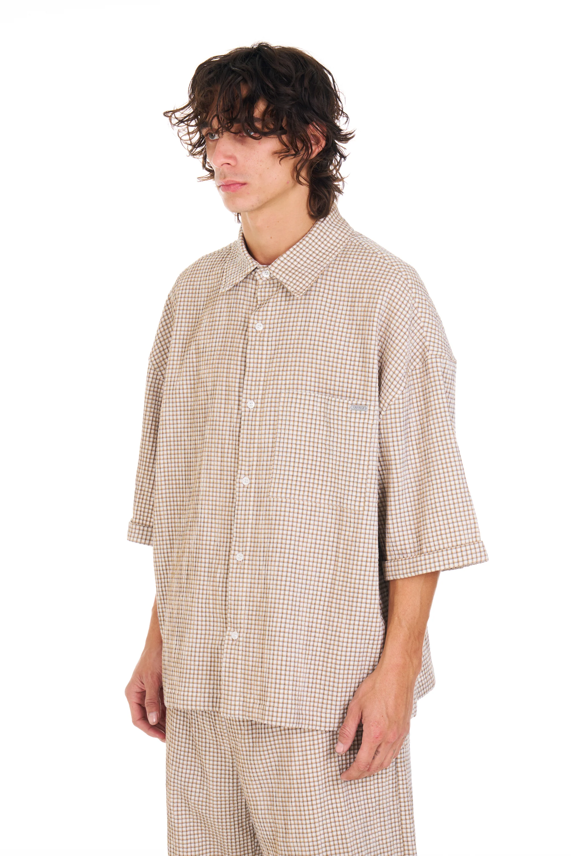 Summer Plaid Cropped S/S Shirt - Image 2