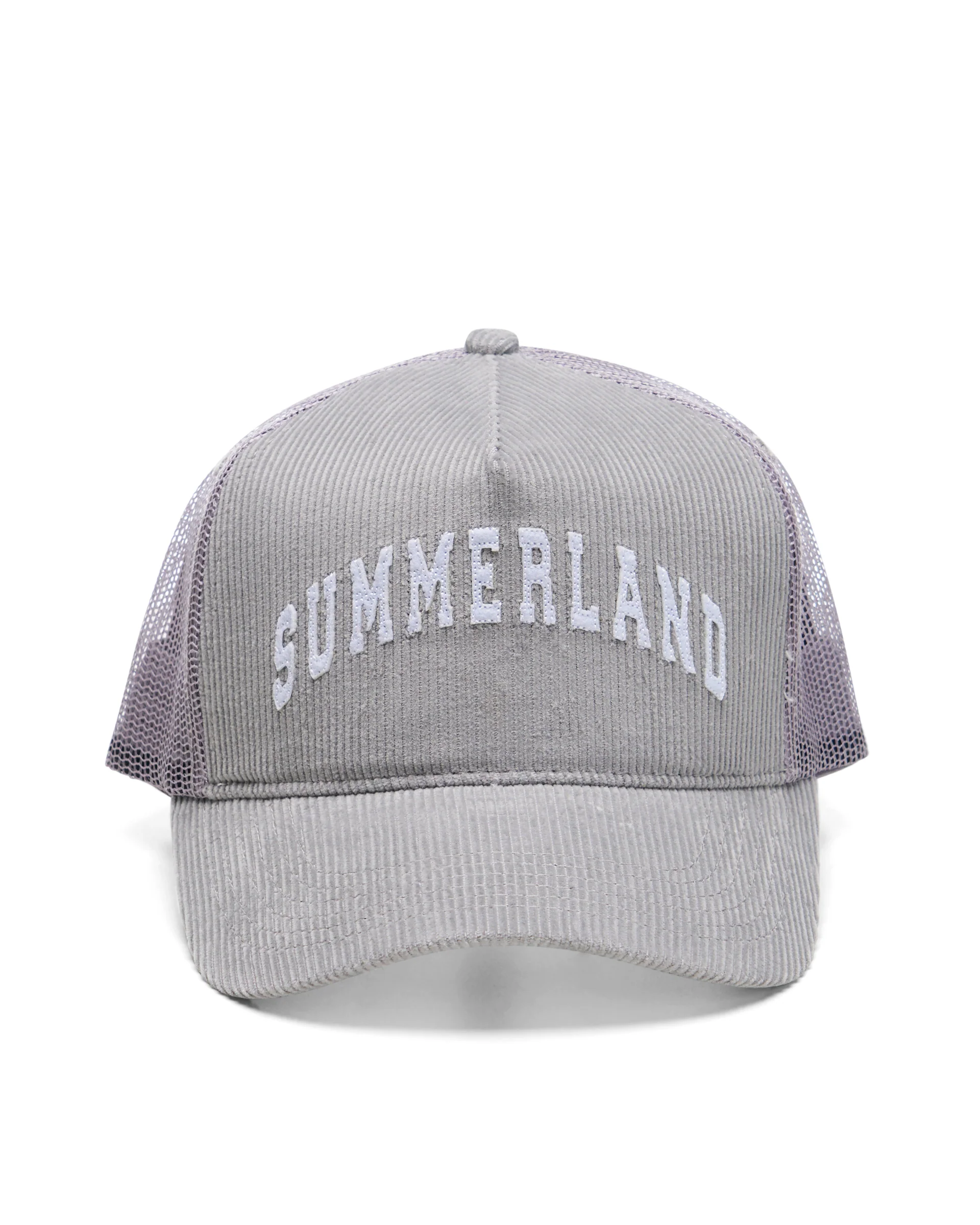 Summerland Corduroy Trucker Hat Grey