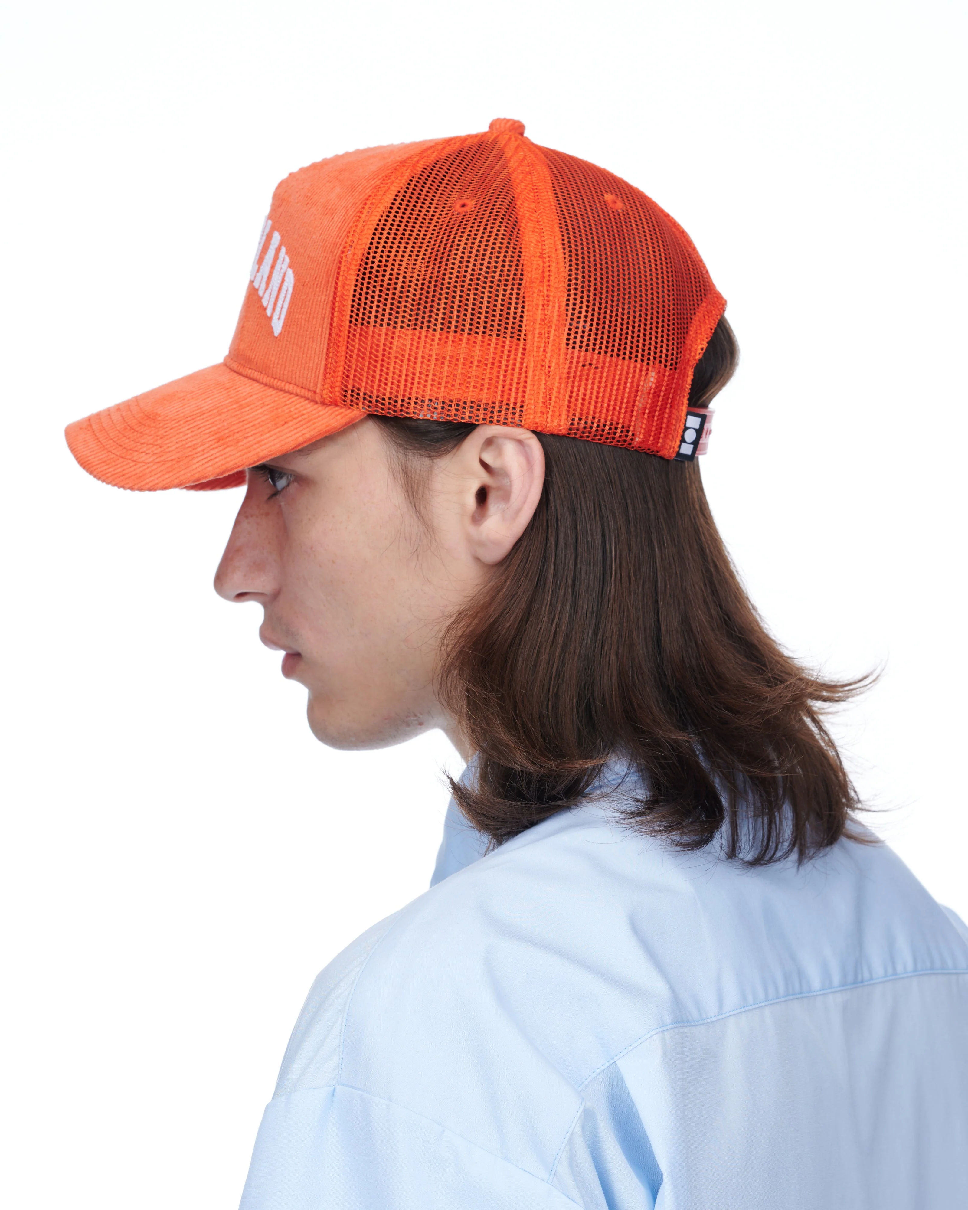 Summerland Corduroy Trucker Hat Orange - Image 4