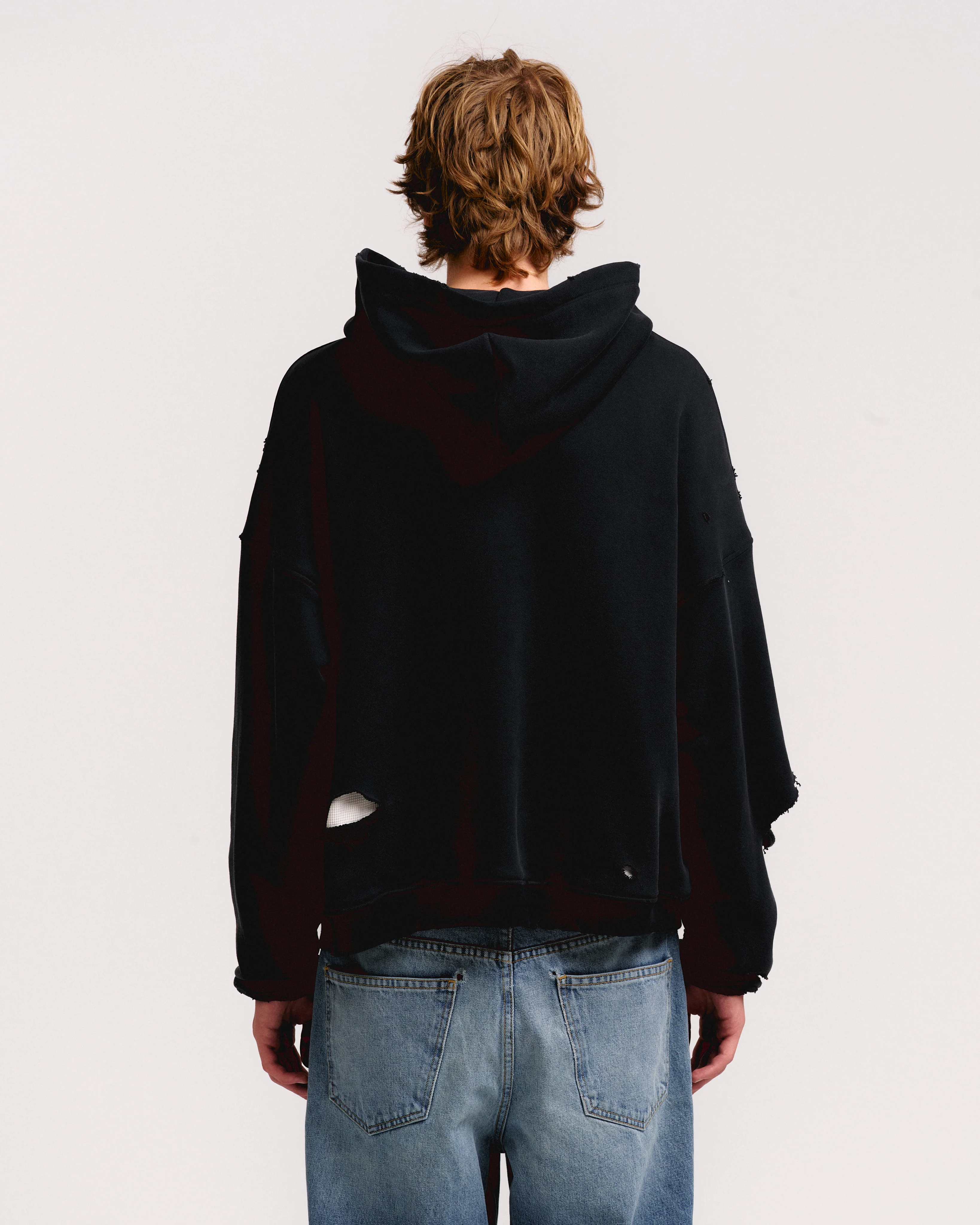 THERMAL LINED REPAIRED ZIP HOODIE - Image 3