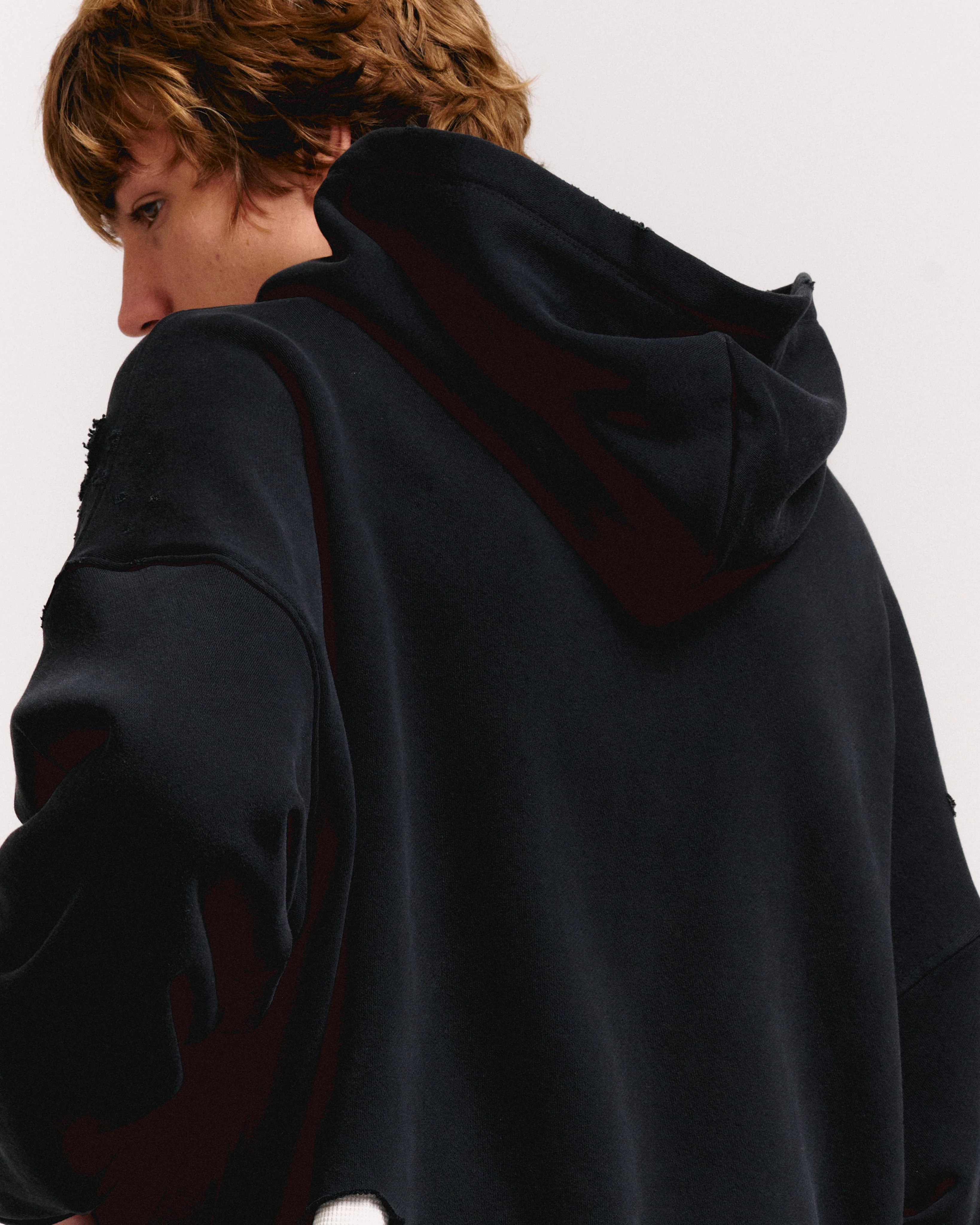 THERMAL LINED REPAIRED ZIP HOODIE - Image 4