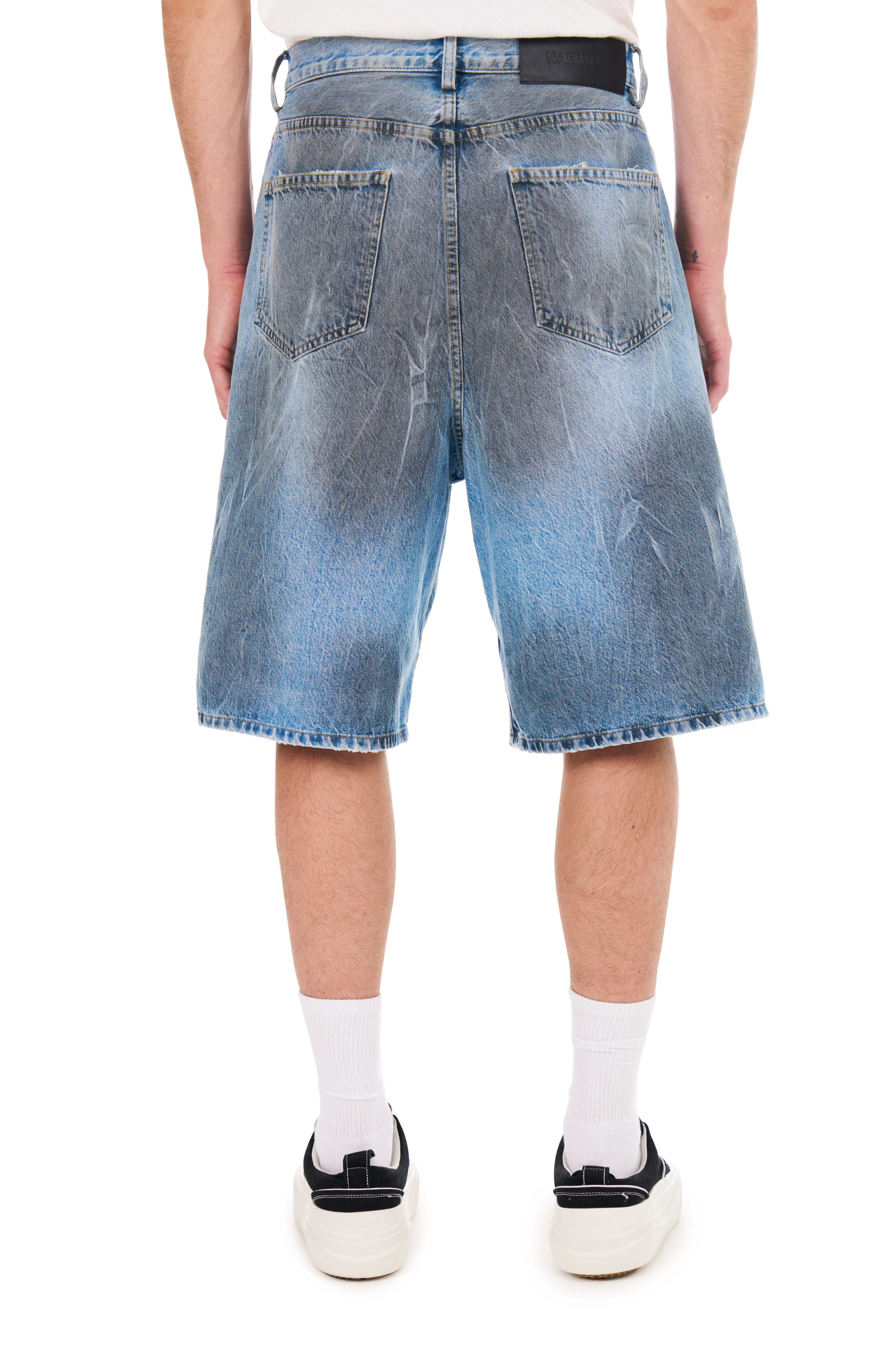Thrashed Baggy 5 Pocket Shorts - Image 3