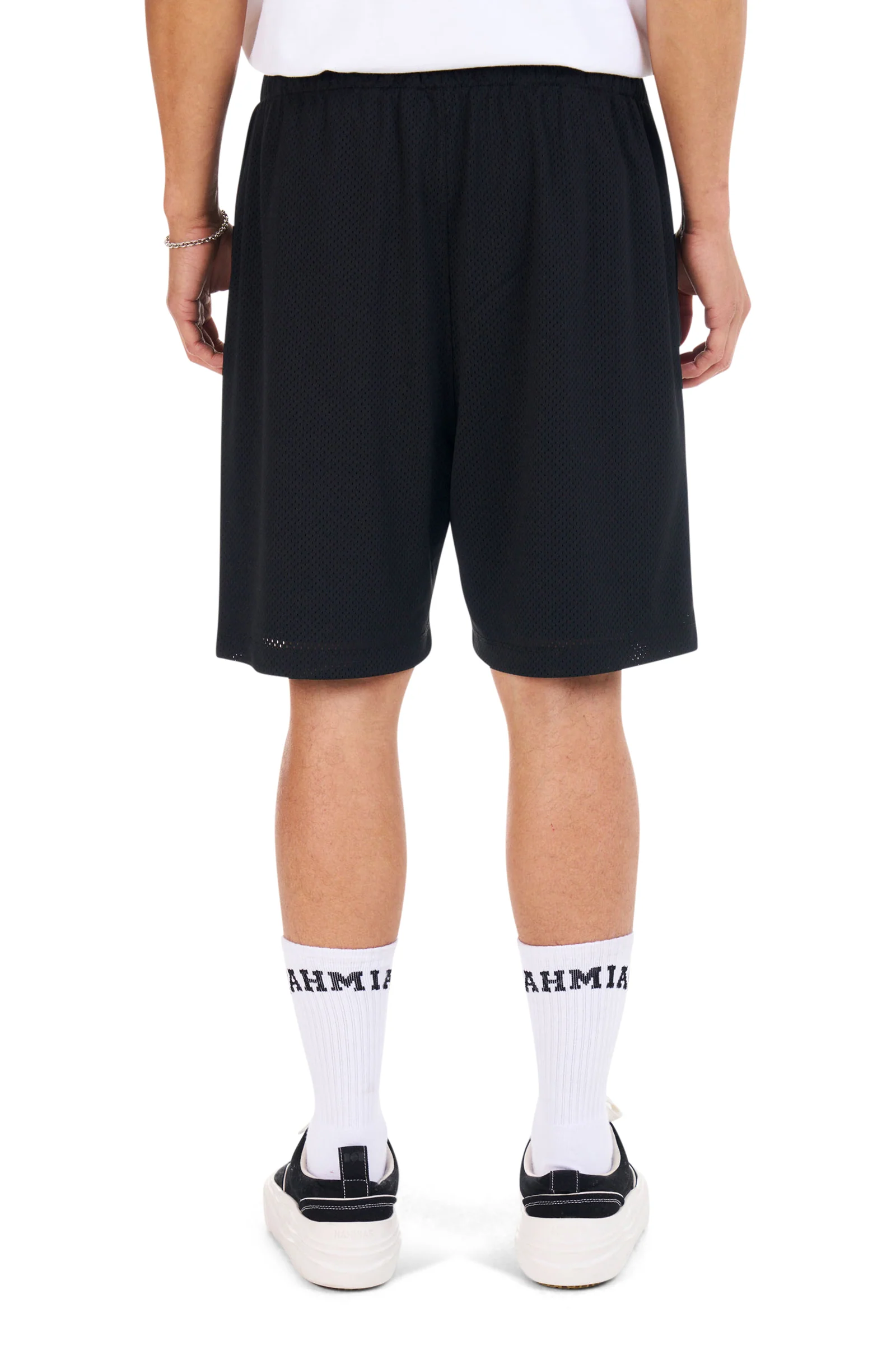 Varsity Baggy PE Short in Black - Image 3