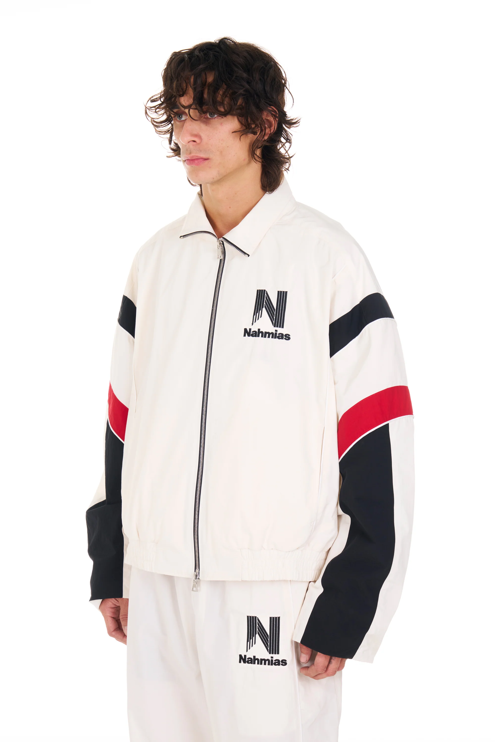 Warm Up Jacket White - Image 3