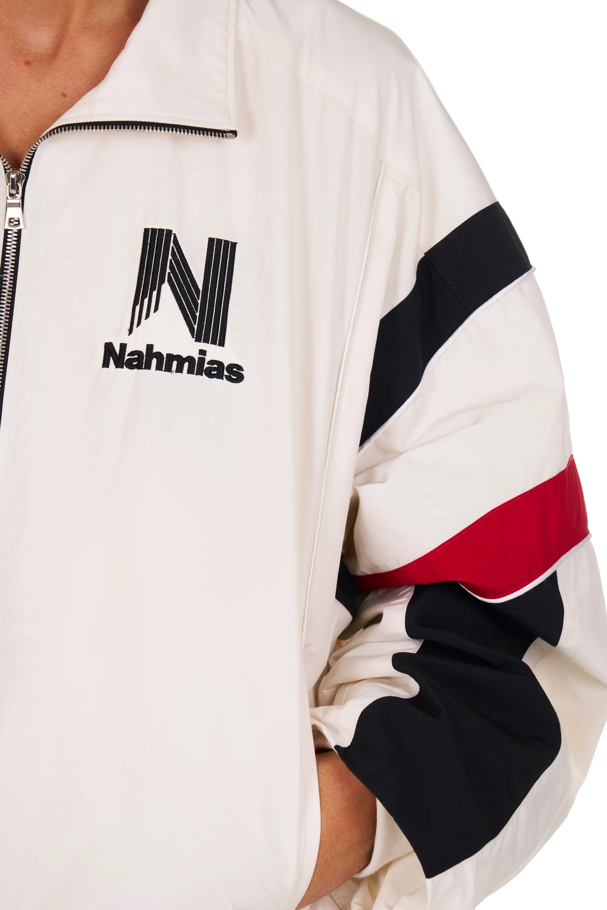 Warm Up Jacket White - Image 5