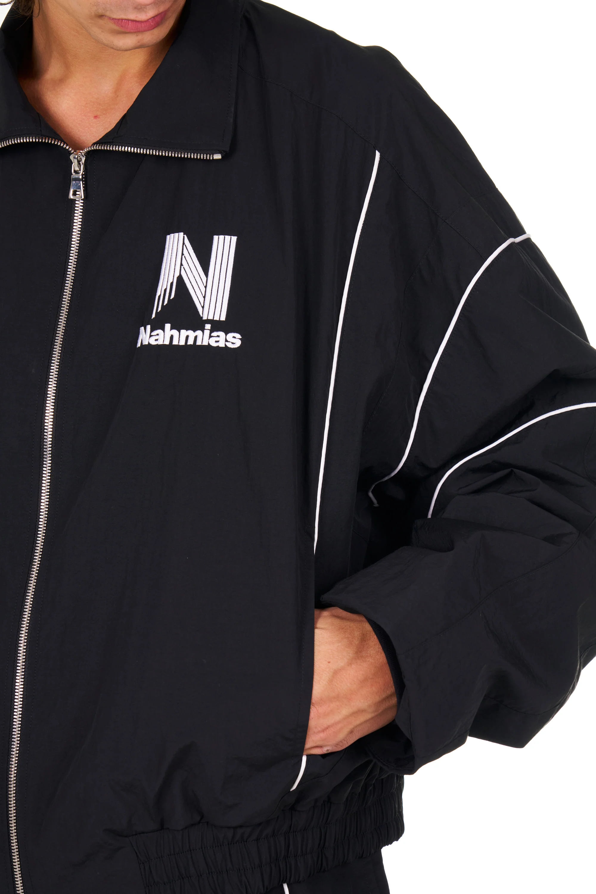 Warm Up Jacket Black - Image 5