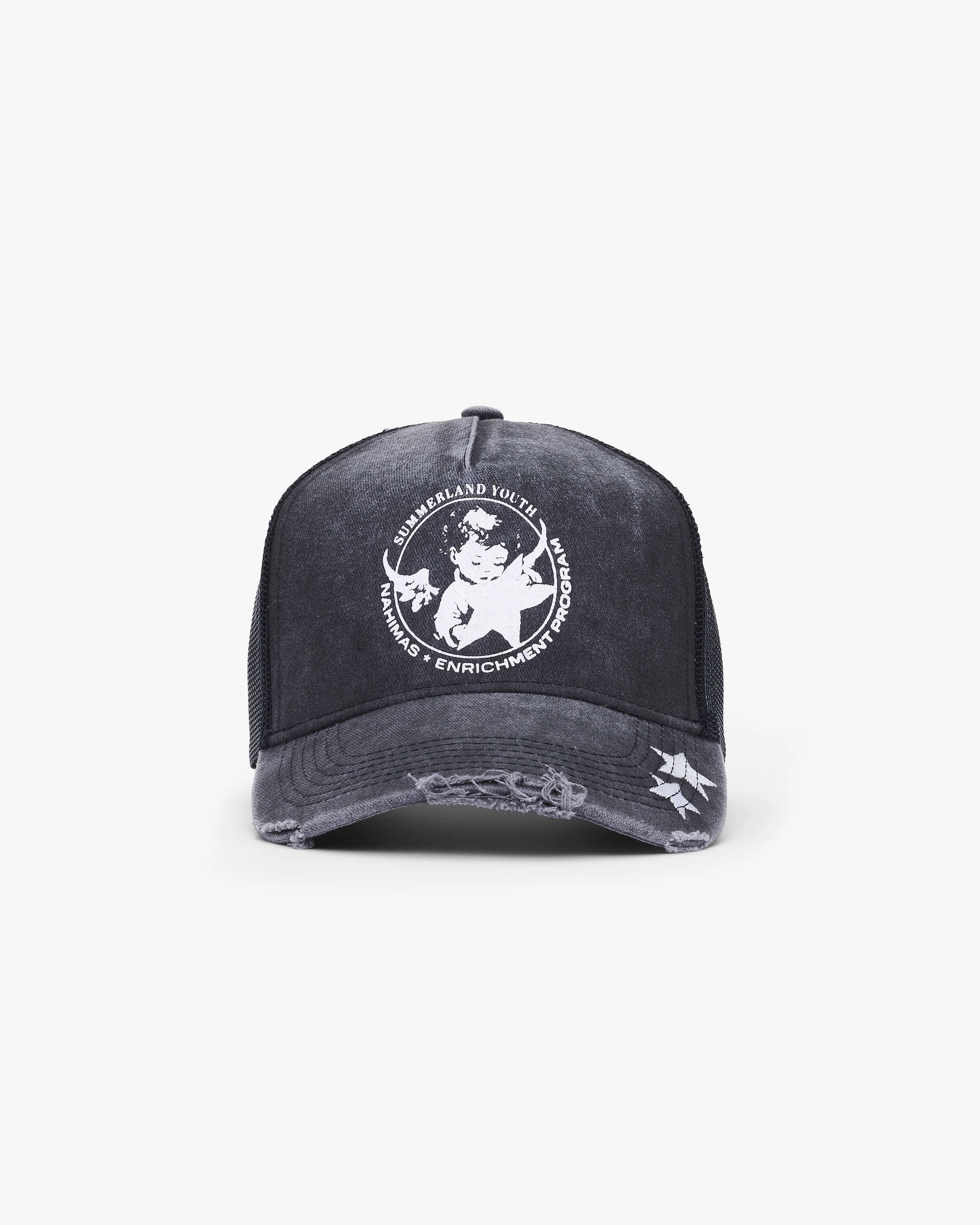 YOUTH ENRICHMENT WASHED TRUCKER HAT